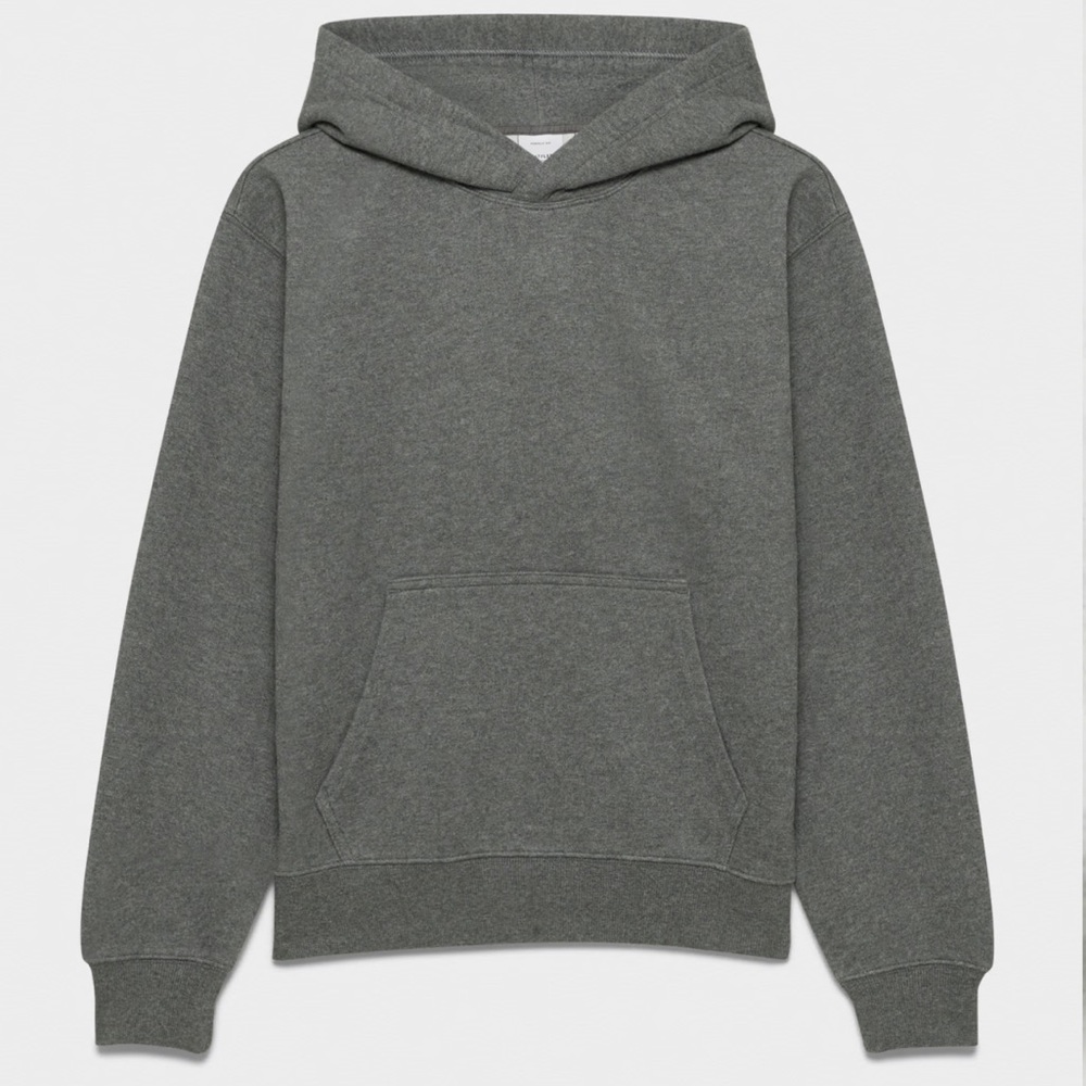 ARITZIA Perfect Fit Hoodie size Large in Heather Charcoal- like brand new